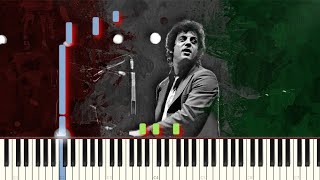 Billy Joel  Scenes from an Italian Restaurant original piano accompaniment [upl. by Shu]