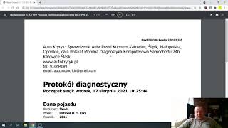 Błąd 00448 uszkodzona pompa napędu 4x4 Haldex Diagnostyka komputerowa [upl. by Cherida]