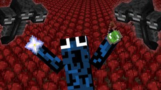 Harvesting 100000 Nether Wart in Cubecraft Skyblock Ep44 [upl. by Ursulina]