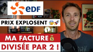 Comment jai DIVISÉ par 4 ma consommation électrique et par 2 le montant de ma facture EDF 1500€an [upl. by Aener]