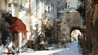 Watercolor Landscape Paintings by Chien Chung Wei Taiwan [upl. by Namdor]