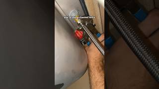 Kitchen Sink Installation shorts plumbing plumber kitchen voiceover [upl. by Eiznekcm]