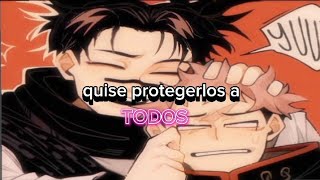 quotEN MIS BRAZOS ENCONTRARÃS REFUGIO HERMANOquot ðŸŒŸðŸ’–choso yuuji  jujutsukaisen anime music [upl. by Menzies]