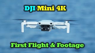 DJI Mini 4K  First Flight amp Footage  Awesome Starter Drone [upl. by Etnad259]