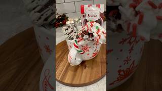 Christmas Brownies christmas cake recipe chocolate shorts asmr holidayideas cooking candy [upl. by Adivad]