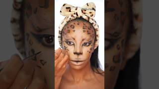 Leopard Print Makeup Tutorial 🐆🐾 [upl. by Noraa]