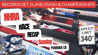 NHRA Sunday Pro category final race recap 111724 Pomona race racer racecar dragracing nhra [upl. by Zelma]