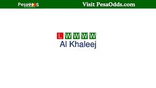 Al Quadisiya vs Al Khaleej Prediction [upl. by Gusty]