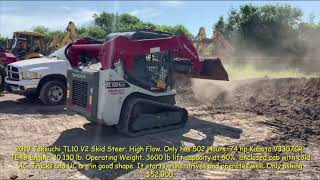 2019 Takeuchi TL10V2 Skid Steer [upl. by Siravart]