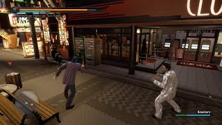 Yakuza 5 Remastered  Akiyama Random Encounter Gameplay [upl. by Riorsson]