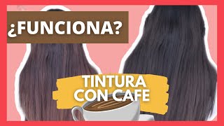 TEÑIR el CABELLO CON CAFE ☕¿FUNCIONA 🤔 [upl. by Pat]