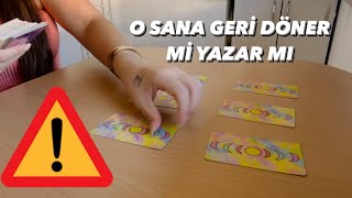 SANA DÖNER Mİ ŞUAN DÖNÜŞ ENEJİSİ NASIL TAROT 💙 [upl. by Eng]