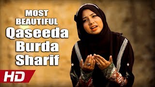 MOST BEAUTIFUL QASEEDA BURDA SHARIF  AQSA ABDUL HAQ  OFFICIAL HD VIDEO  HITECH ISLAMIC [upl. by Wallach]