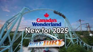 AlpenFury New for 2025 😃Off Ride CanadasWonderlandNews 🇨🇦 rollercoaster canada canadawonderland [upl. by Pollerd948]