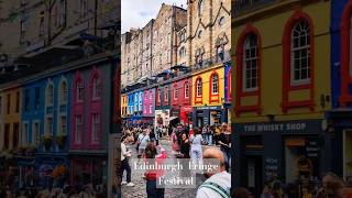 Edinburgh Fringe Festival on Opening Weekend 2024 edinburgh fringefestival walkingtour [upl. by Aihsenot]