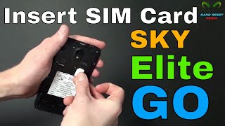 SKY Elite Go Insert The SIM Card [upl. by Nadirehs]