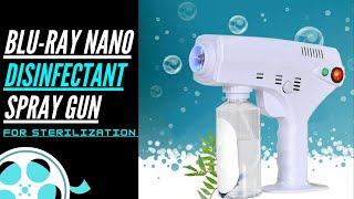 Atomizer Nano Disinfectant Spray Gun For Sterilizing Walkin CustomerOffice Staff amp Surfaces [upl. by Brill]