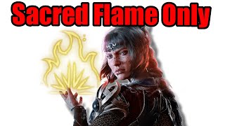 Can You Beat Baldurs Gate 3 With Only Sacred Flame [upl. by Dasie]