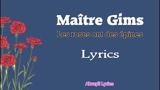 Maître Gims  Les roses ont des épines Lyrics [upl. by Marcia]