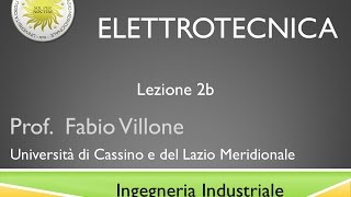 Elettrotecnica Lezione 2c [upl. by Eyahsal]