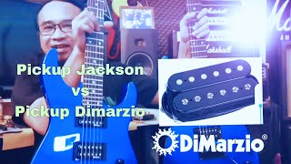 Pickup Jackson JS12 vs Pickup Dimarzio [upl. by Mather]