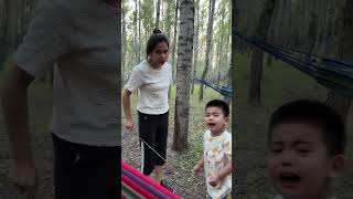 Afghan mother hit her Chinese son with a tree branch😲 Afghanistan China [upl. by Dedrick]