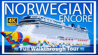 Norwegian Encore  Full Walkthrough Cruise Ship Tour amp Review  4K Ultra HD  Brand New 2023 Tour [upl. by Hsiri28]