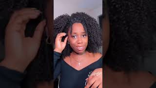 Headband Wig to Half Wig 😏💡2 years updatedhergivenhair naturalhair [upl. by Sama331]