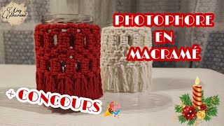 DIY photophore en macramé 1  CONCOURS 💝 Livy Macramé [upl. by Apoor595]