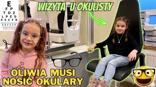 Idziemy do okulisty👀 Wybieramy okulary👓 Spełnione marzenie Oliwii💖 [upl. by Conias75]