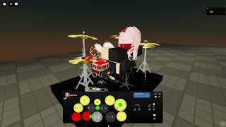 Sum 41  Over My Head Better Off Dead Roblox Drum Cover [upl. by Atikat496]