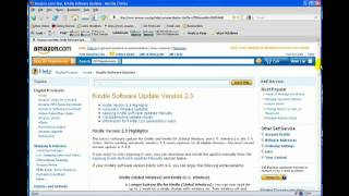 Check Kindle 2 Firmware Version and Manually Update [upl. by Atikehs]