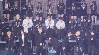 190106 아이즈원IZONE세븐틴 방탄소년단 BTS  음반부문 대상수상소감 Reaction 4K 직캠 Fancam by Mera [upl. by Phelgen554]