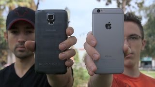 iPhone 6 vs Samsung Galaxy S5 Speed Test [upl. by Adin]