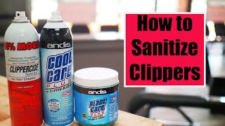 Learn how to sanitize your barber tools [upl. by Bilbe]