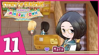 Lets Play Story of Seasons Friends of Mineral Town 11  The First Purple Heart [upl. by Dowling]