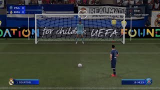 REAL MADRID VS PSG Champions League Penalty Shootout FIFA 21 [upl. by Penman768]