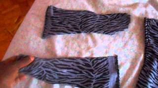 DIY How to make a zebra print dress EASY [upl. by Nnayd]