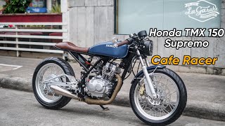 HONDA TMX 150 SUPREMO “Cafe Racer”  La Garahe Motorcycles Classic Custom MC [upl. by Web]