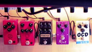 Distortion Pedal Shootout  Opinion JHS Friedman Suhr FulltoneHD [upl. by Emoreg21]