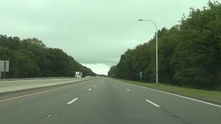 Rhode Island  Interstate 95 North  Mile Marker 0 to 10 [upl. by Anivas]