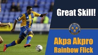 GREAT SKILL  JeanLouis Akpa Akpro Rainbow Flick [upl. by Feltie]