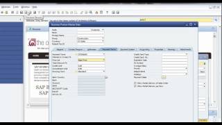 How to Change Price Lists in BP Master Data  SAP Business Onemp4 [upl. by Mitchel95]