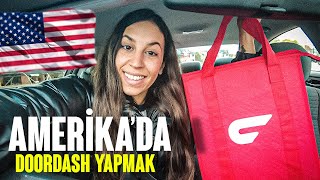 Amerika’da Doordash Yapmak  Yemek Dağıtımı 🚗🥡 [upl. by Atinar]