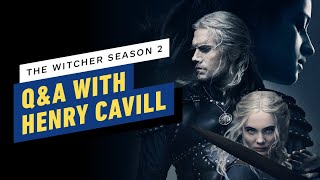 The Witcher Live QampA With Henry Cavill and Exclusive Season 2 Sneak Peek [upl. by Biernat]