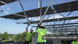 QuadPod Canopy Timelapse Atlanta GA Installation [upl. by Otrebireh]