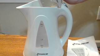 GForce Automatic Electric Kettle white plastic version [upl. by Doak]