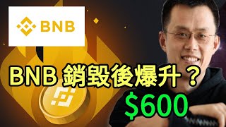 BNB Burn 會令BNB 幣安幣 短期上升一倍？ [upl. by Neelhtakyram]