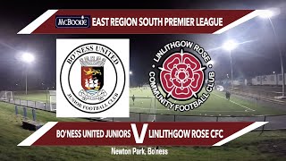 Junior Match Of The Day Boness United Junior FC Vs Linlithgow Rose CFC 151119 [upl. by Jasisa418]