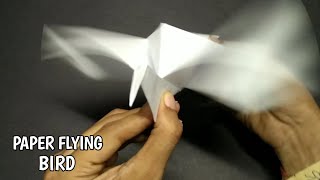 Flying Paper Bird  How to Make Paper Birds that Fly  Paper Craft Ideas  Origami Bird Paper Bird [upl. by Satsok131]